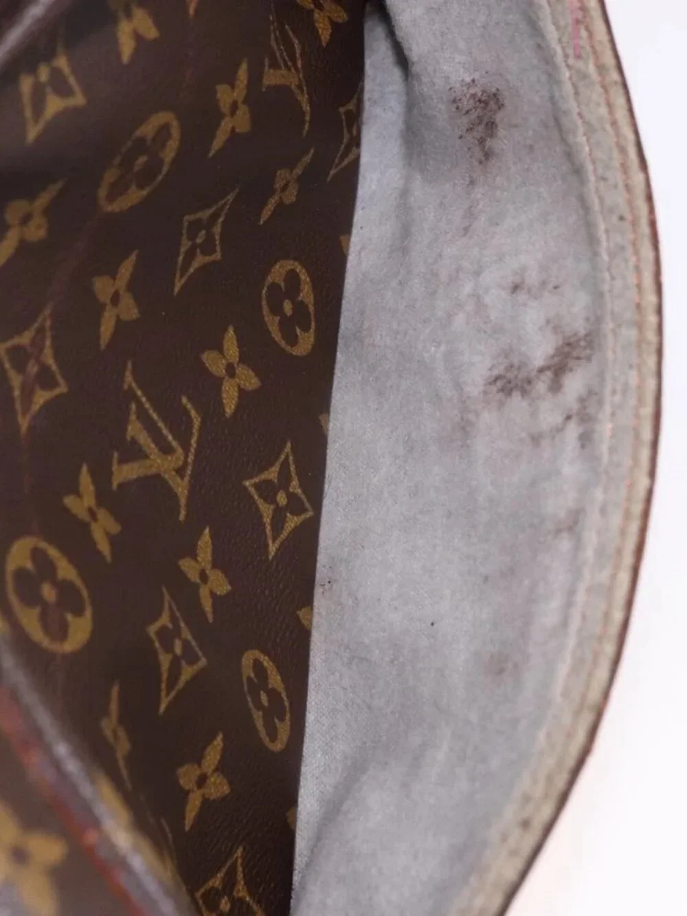 LOUIS VUITTON Monogram Compiegne 28 Clutch Bag M51845 LV Auth 186575